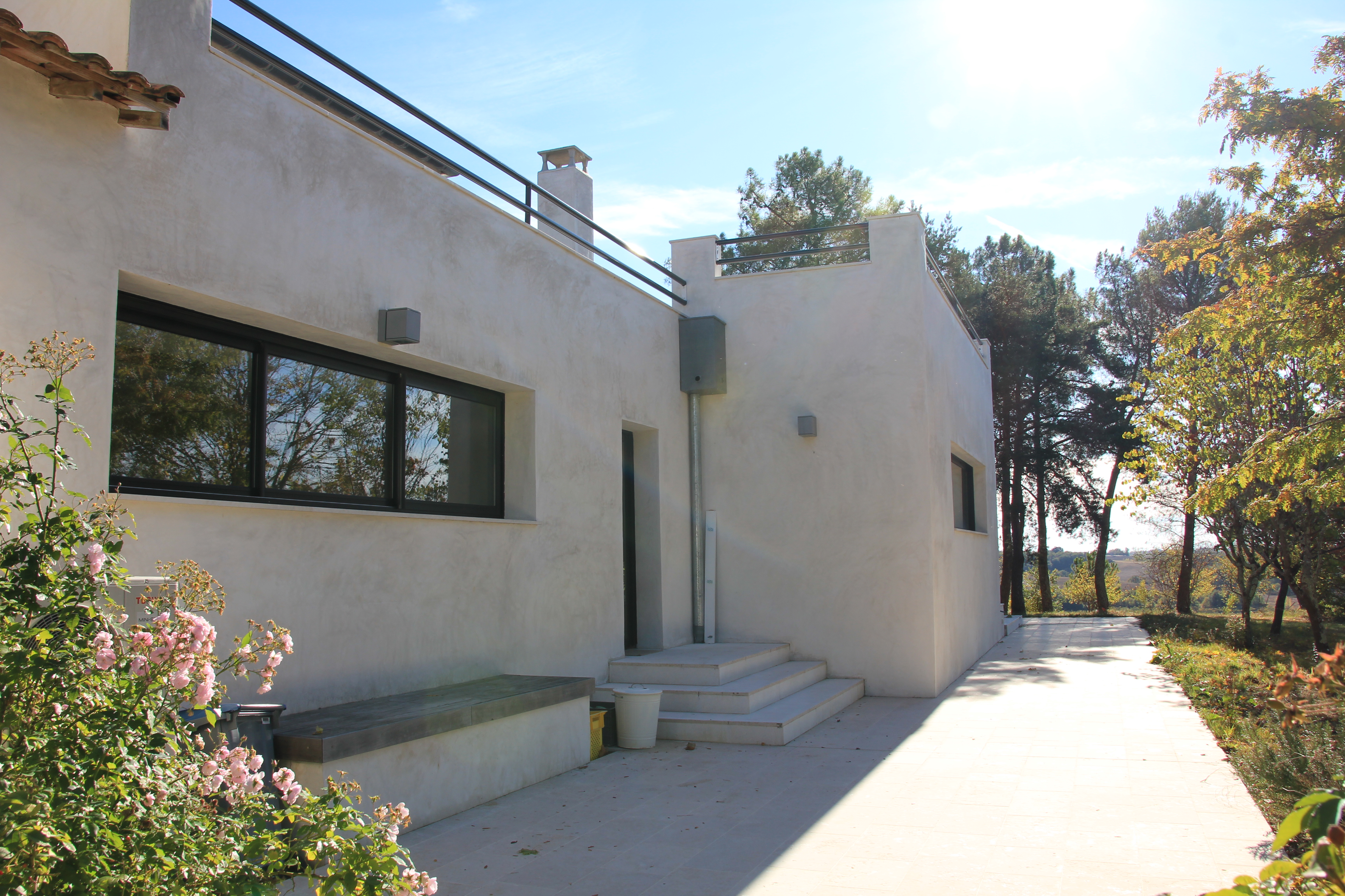 Rénovation et extension d'une maison à Léojac