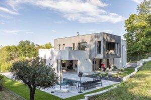 FGHM architectes - construction d'une maison individuelle à Seilh