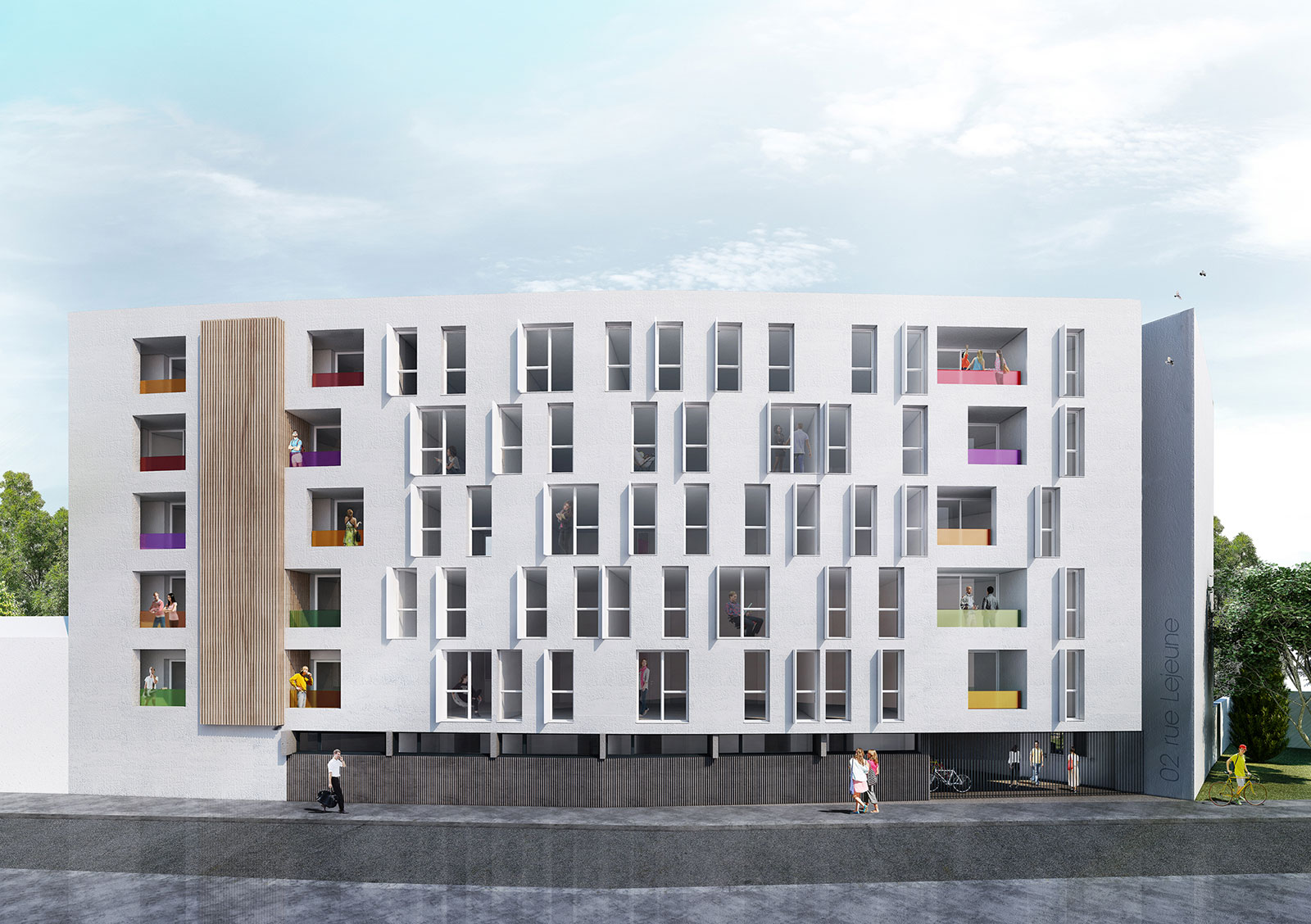 FGHM architectes - immeuble de 60 logements à Toulouse